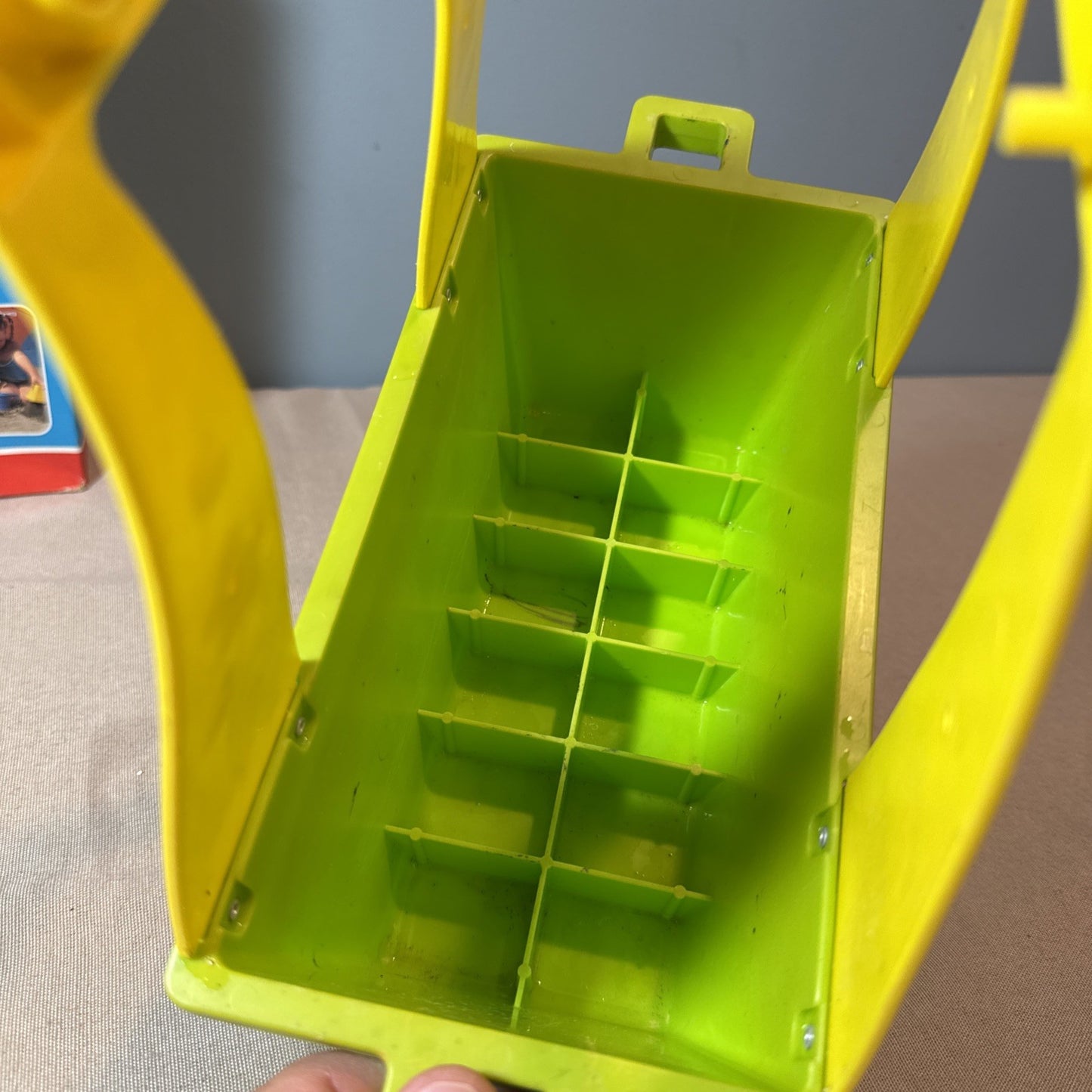 Vintage 1981 Fisher Price Garden Set 112 Playset Box Incomplete Replacement Part
