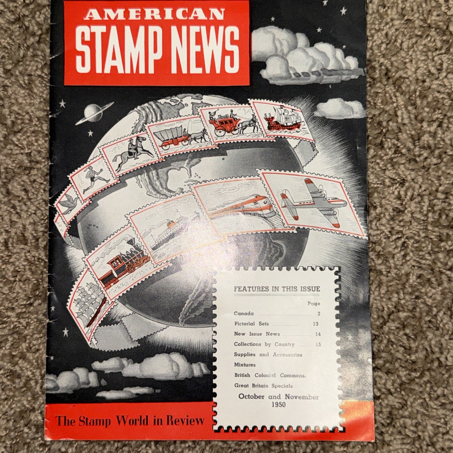 American Stamp News Stamp Finder Digest Lot 1946-1951 Philately Lot of 9