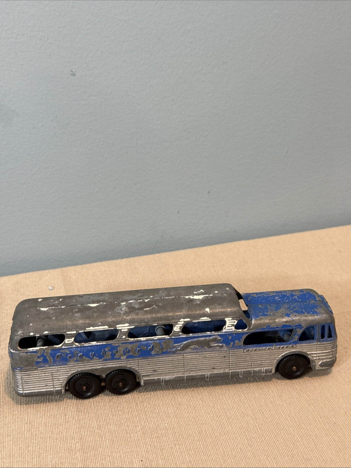 Vintage Tootsietoy Diecast Cars Lot of 12 Dragster Jeep Land Rover Greyhound Bus