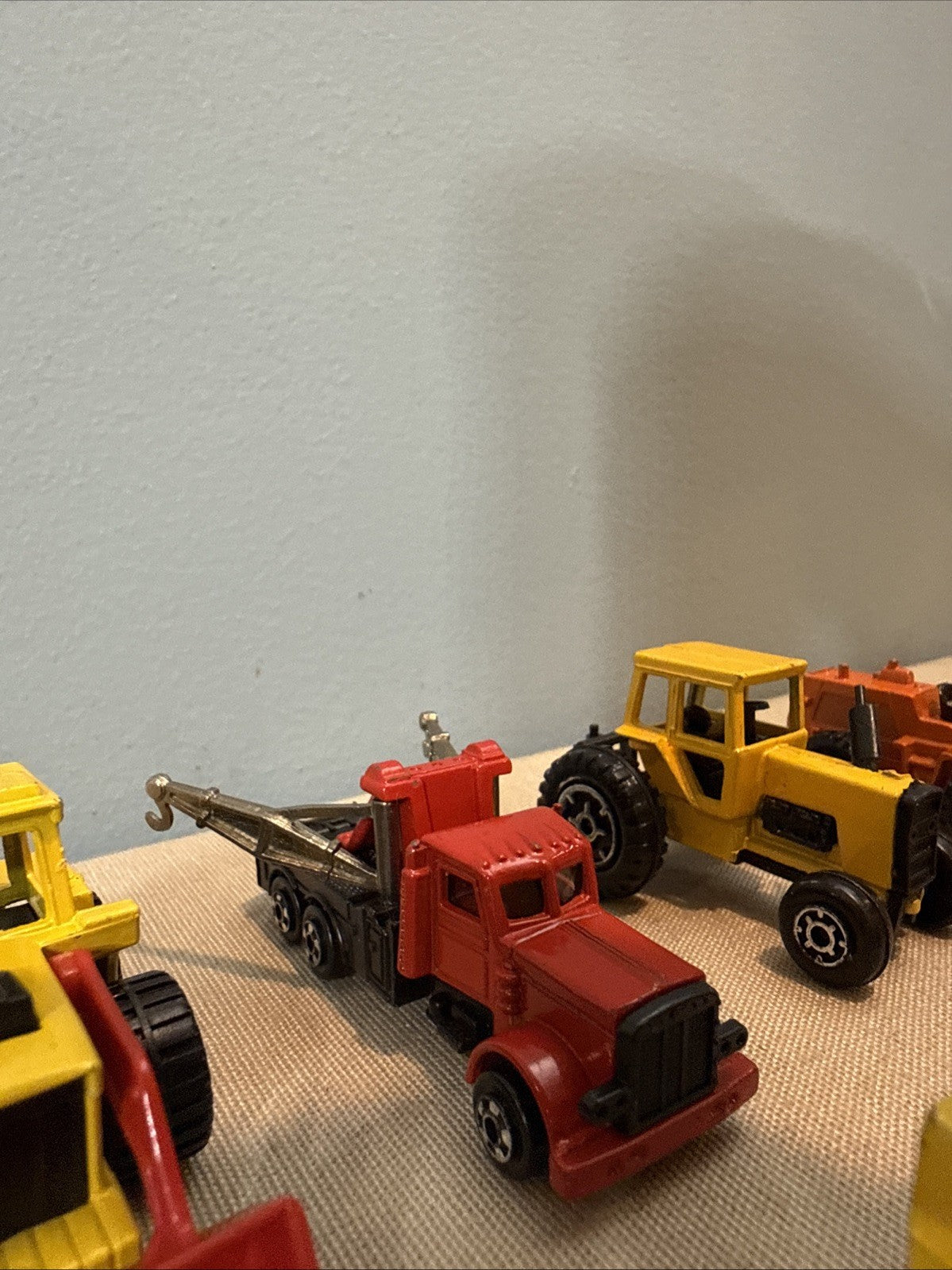 Vintage Matchbox Lesney Superfast Construction Lot Rod Roller Tractor Forklift⁠