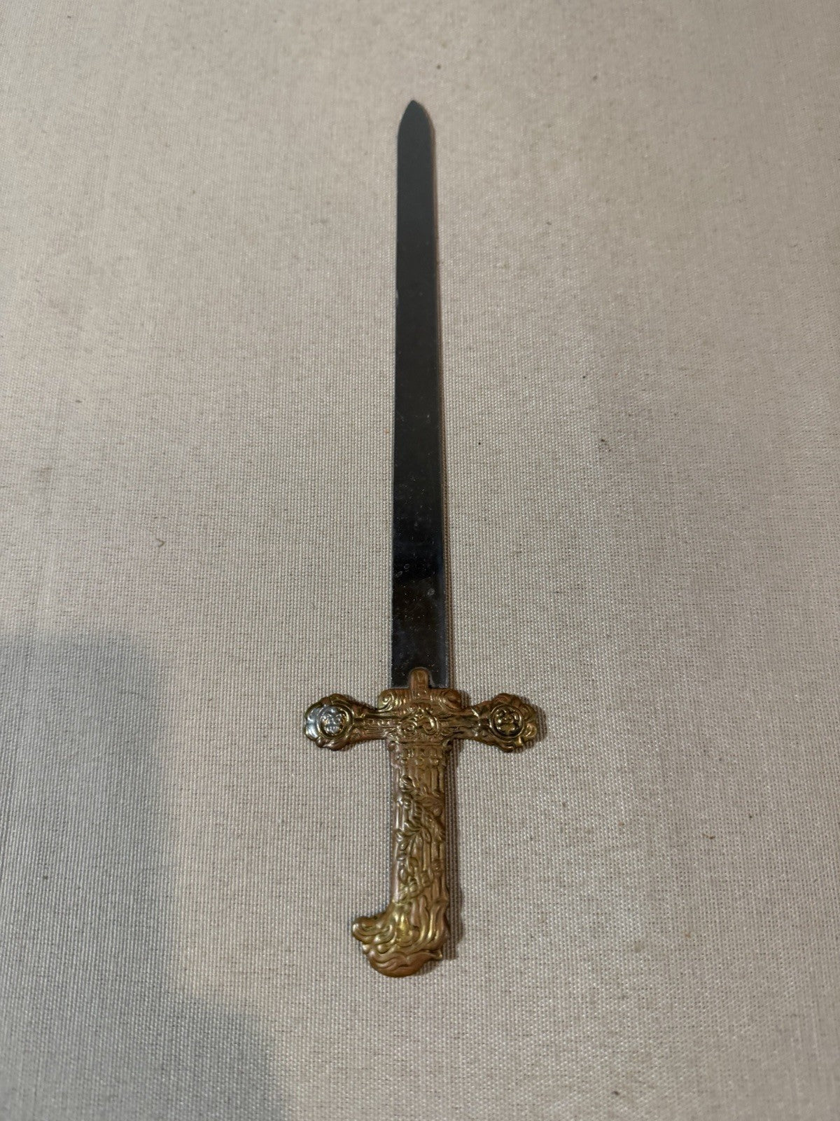 Vintage Stanislaus Augustus Rex 1764 Sword Letter Opener Souvenir Poland 9.5 Inc