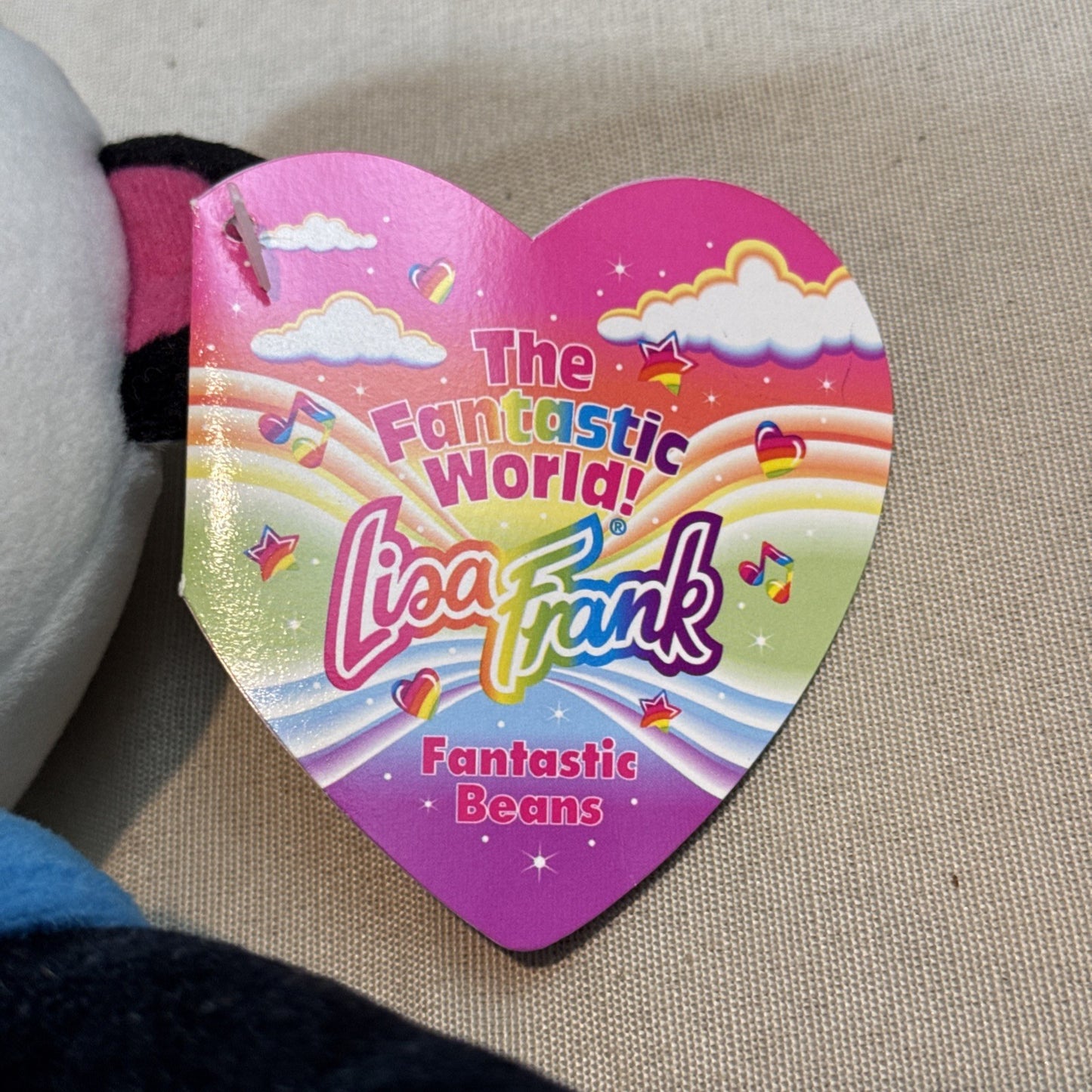Vintage Lisa Frank Panda Painter Plush 17 Inch Stuffins 1998 Rare