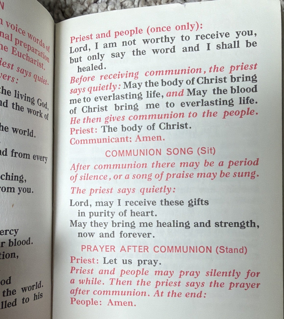 Blessed Trinity Missal First Holy Communion Padded Books 1972 1973 Set