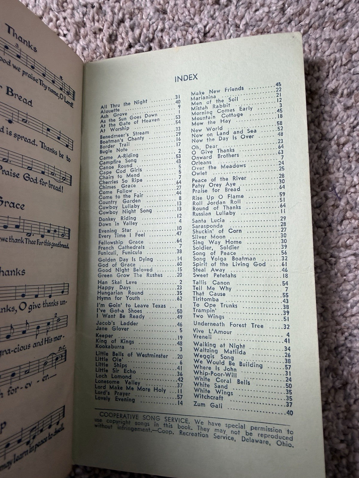 1946 Sing It Again Song Book Outdoor School Songbook Oregon State Vintage