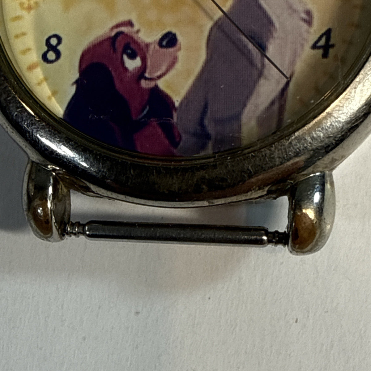 Disney Lady and the Tramp Special Edition Watch Face Works No Band Needs Battery