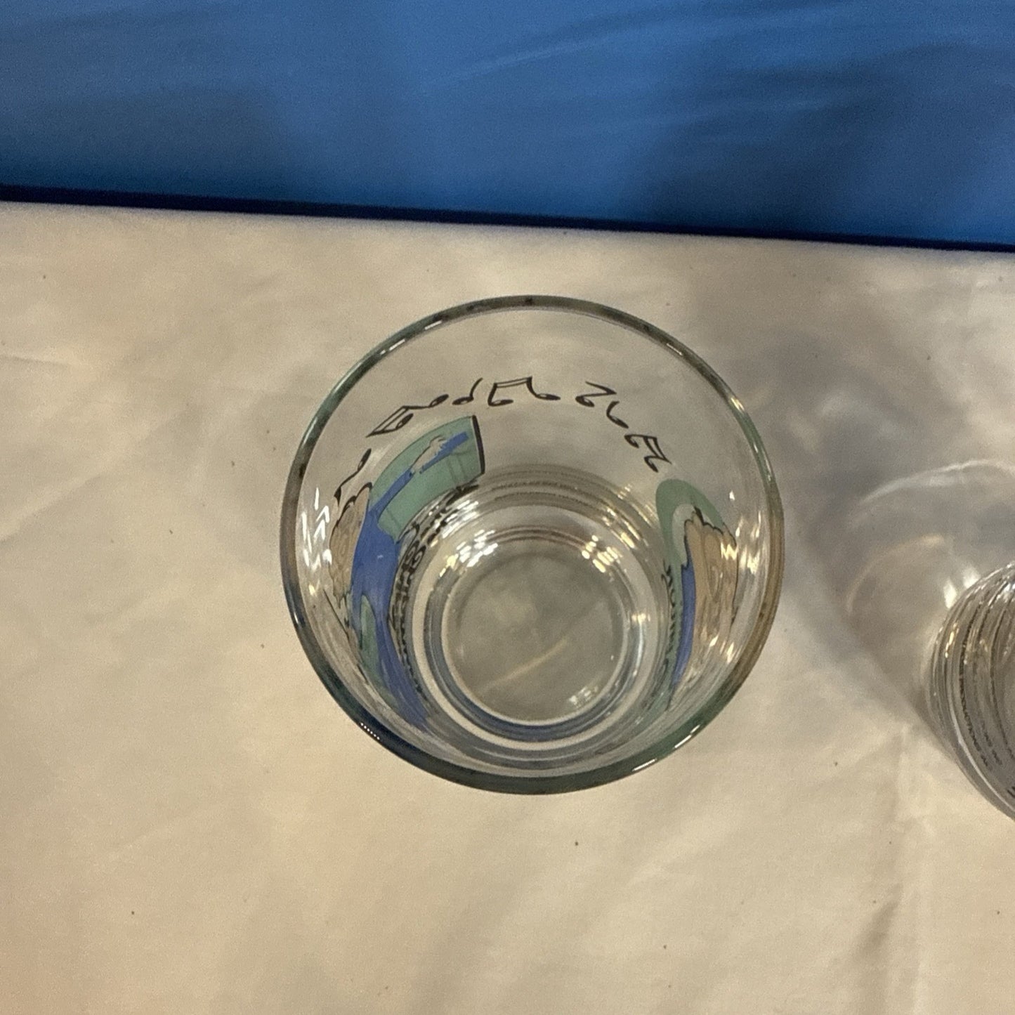 Vintage 1985 Alvin and the Chipmunks Glasses Simon Chipettes Set of 2 Hardees