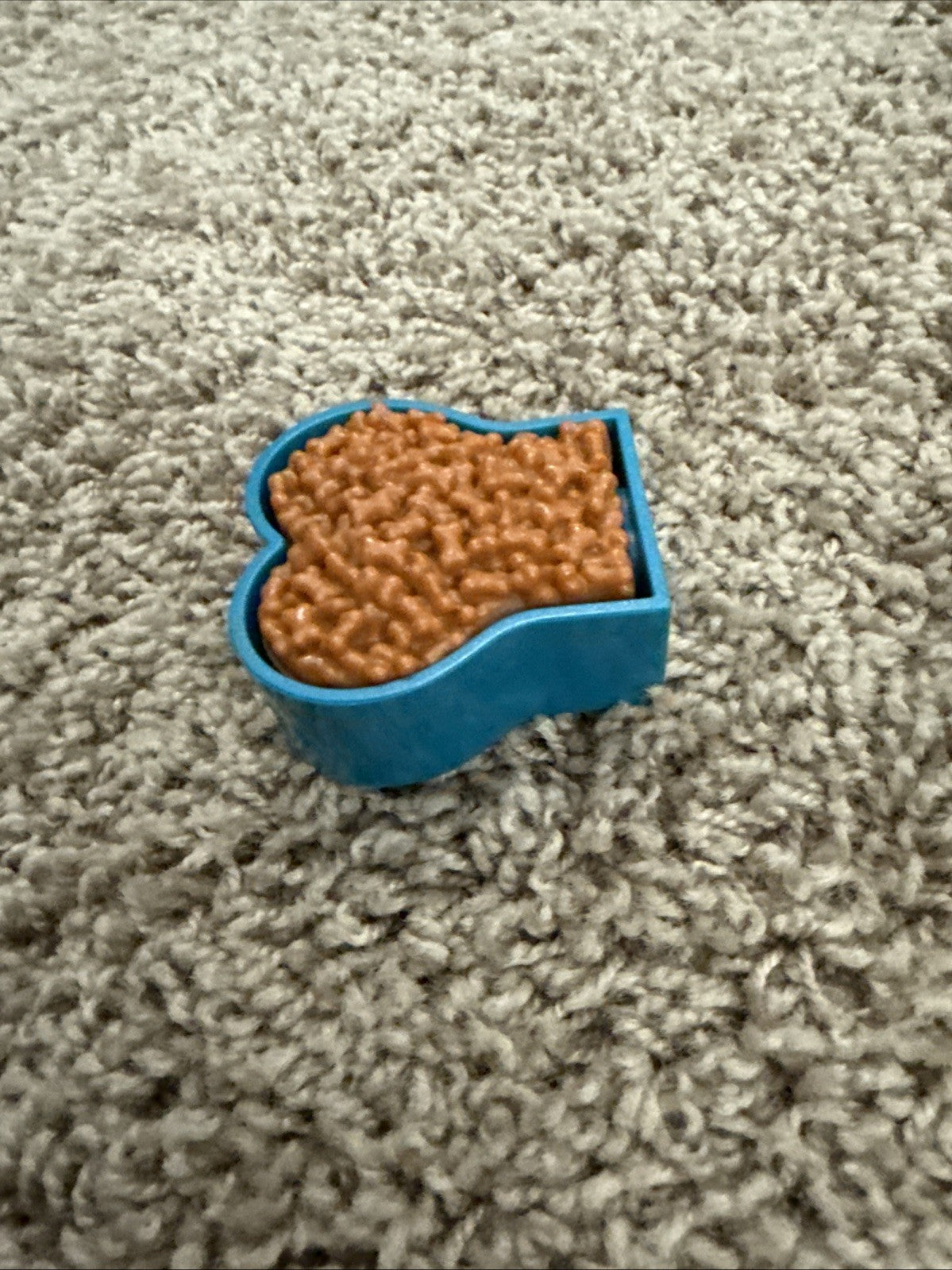 Battat Our Generation Replacement Heart Shaped Dog Bowl Paw Paradise Blue