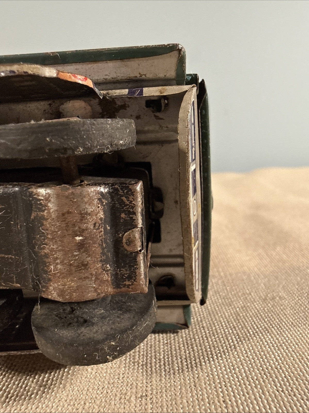 Powell & Mason st Tin Toy street cable Car San Francisco 514 Friction Toy Works