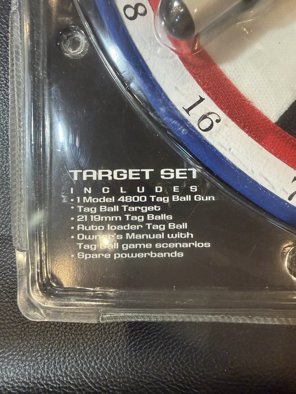 Vintage Parris Tag Ball Target Set Model 4800 Indoor Outdoor Shooting Game Toy