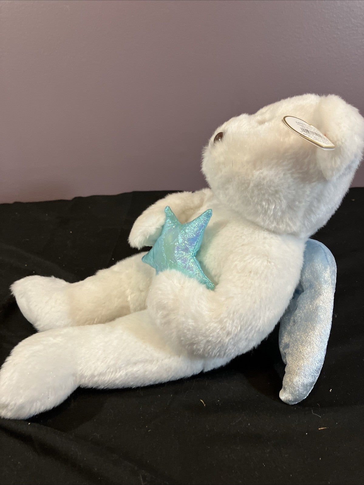 Ty Beanie Baby Star Angel Bear Blue Star Plush Ideation Exclusive