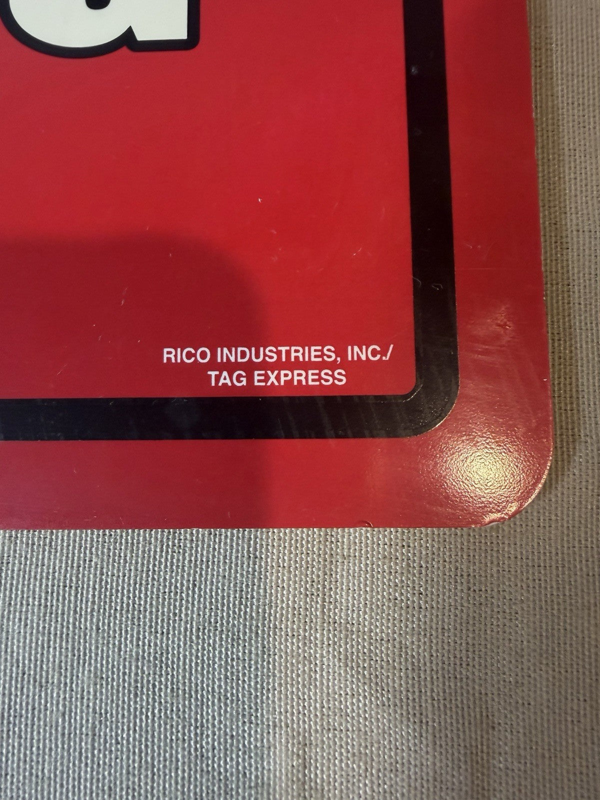 Ohio State Buckeyes Fans Parking Only Metal Sign Rico Industries NCAA Licensed