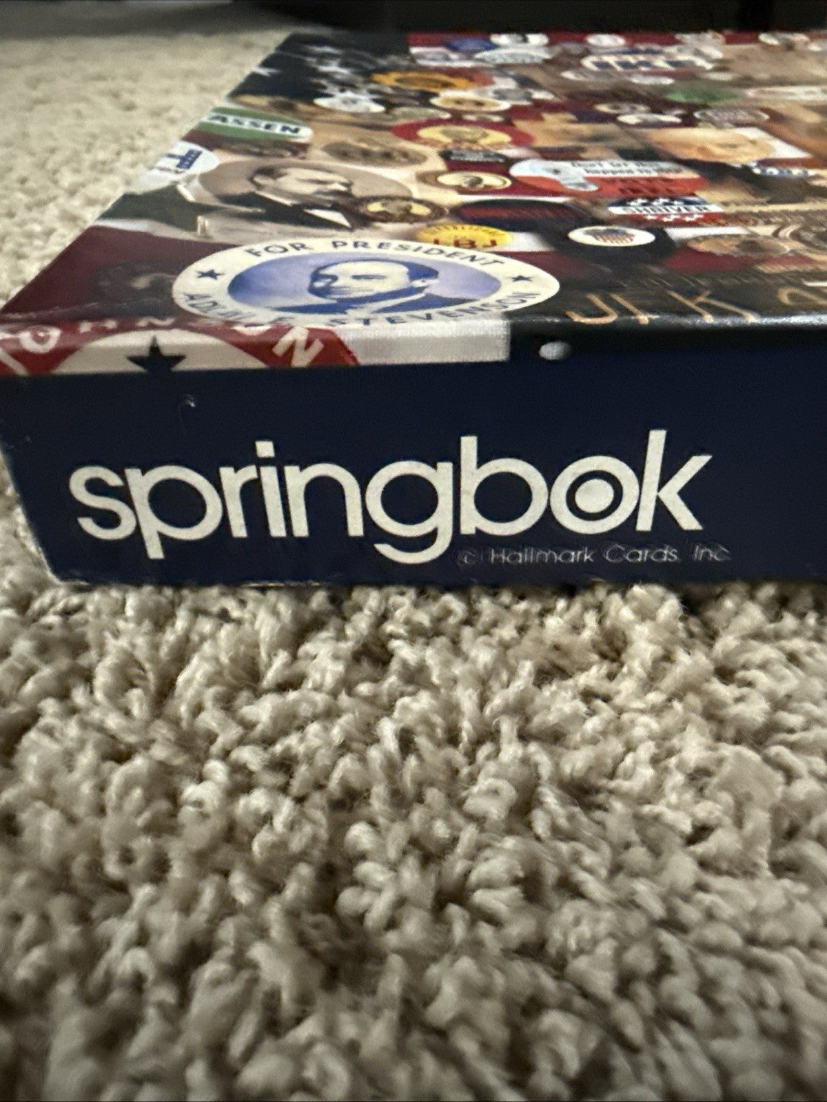 Vintage 1984 Springbok Pick A Winner Presidential Campaign 500 Pc Puzzle Used