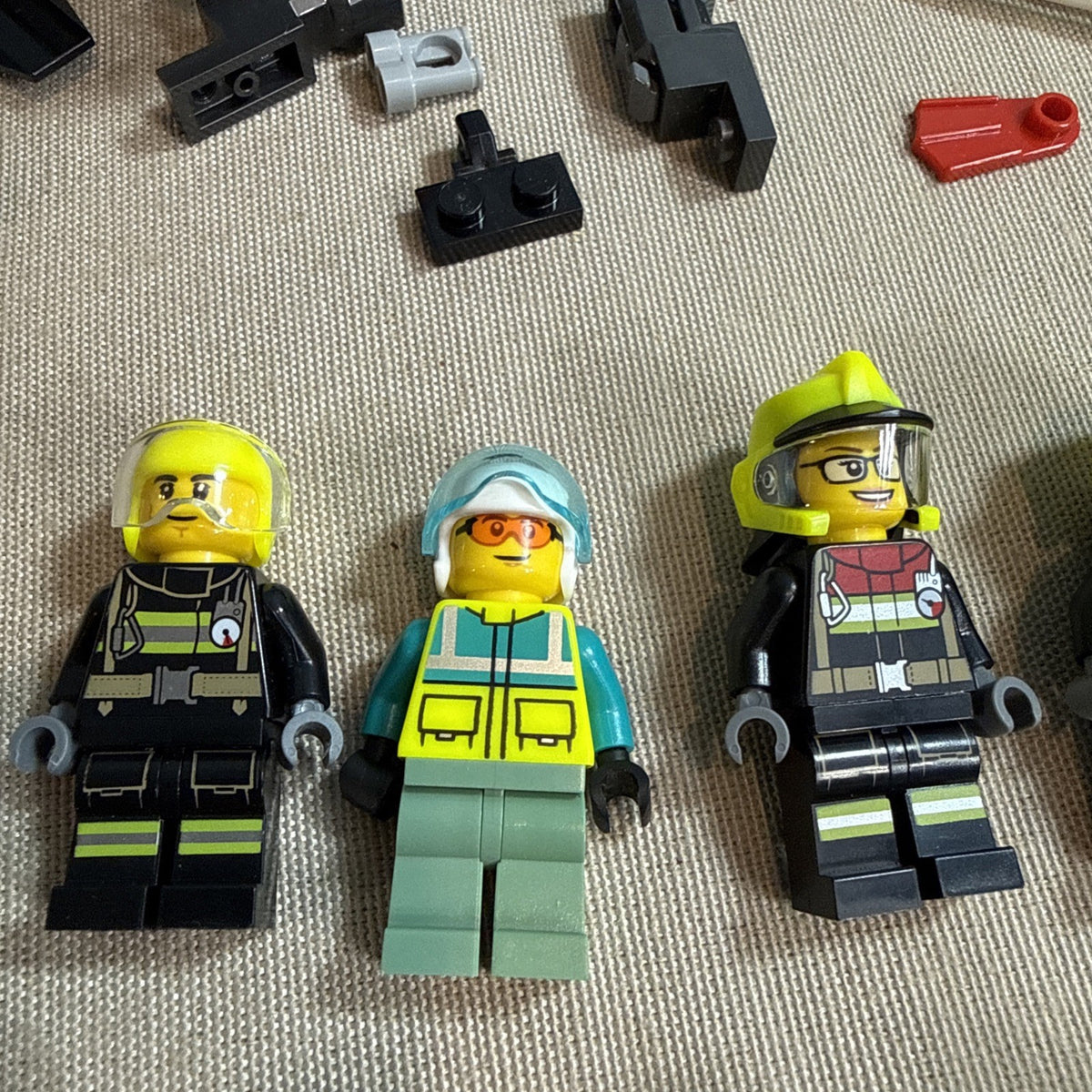 LEGO Fire Rescue Lot of Minifigures Firefighters Vehicles Accessories Parts