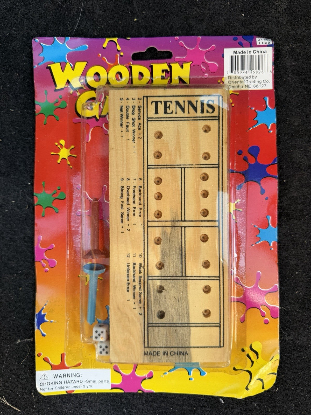 Vintage Wooden Table Games Lot 4 Baseball Football Tennis Elimination Dice Games