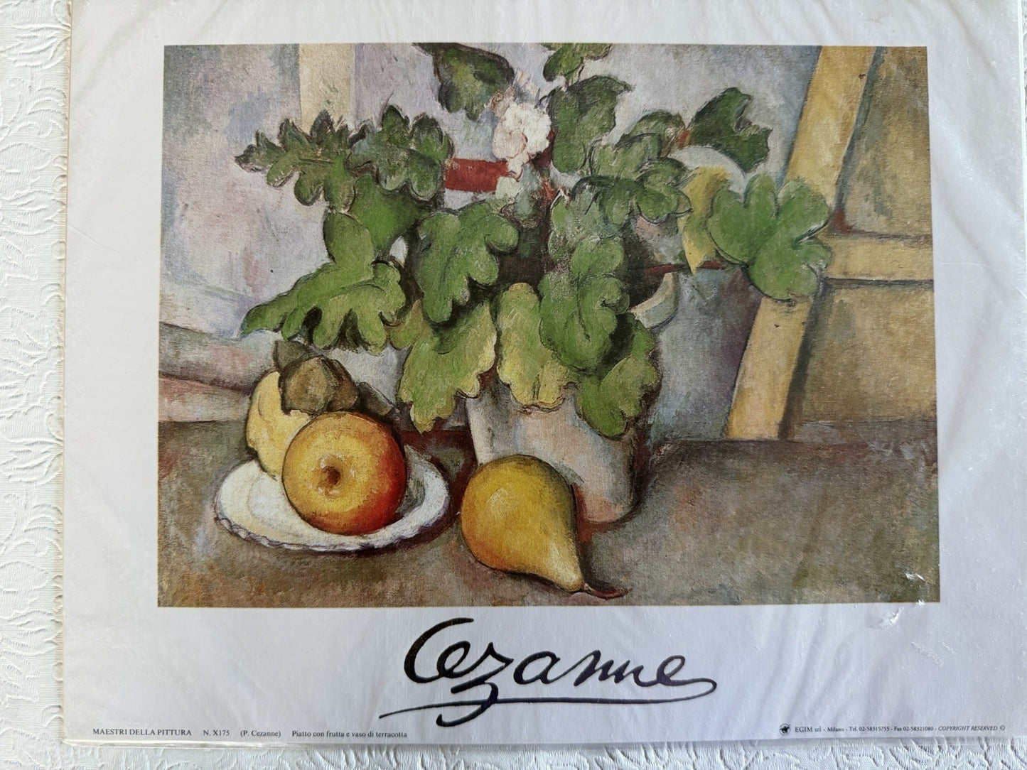 Maestri Della Pittura Art Prints Set 8 Renoir Cezanne Klimt Pissarro 24x30cm