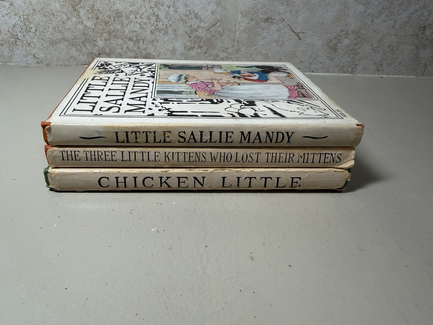 Vintage 1923 Watty Piper Altemus Childrens Books Lot Chicken Little Peter Rabbit