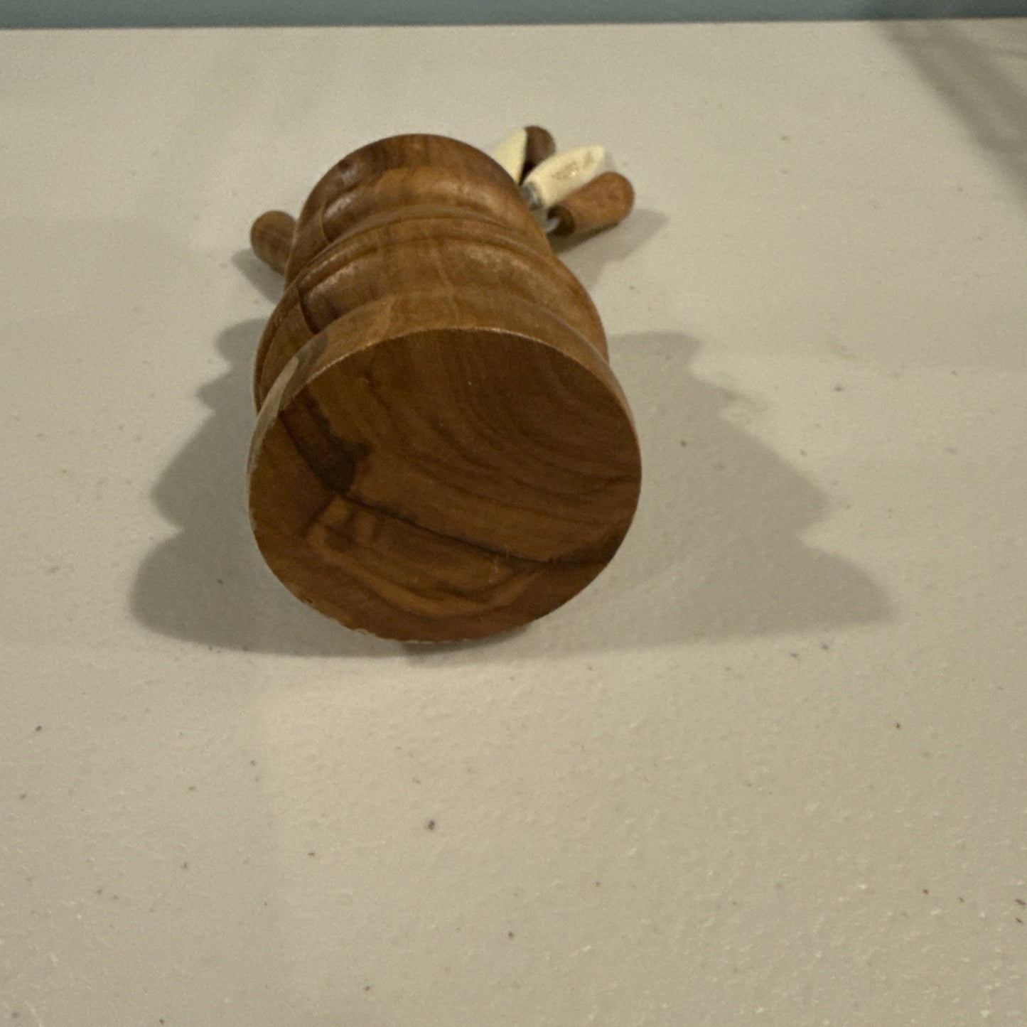Vintage Wood Cocktail Picks Set Olive Pickle Appetizer Holder Barware