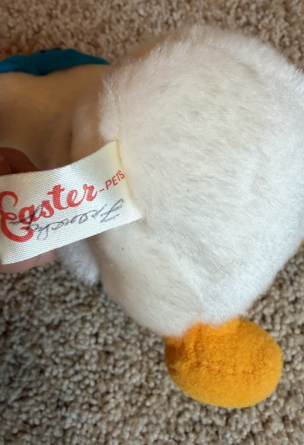 Vintage Easter Plush Lot Bunnies Ducks Russ Applause Avon Dan Dee 1970s 80s Toys