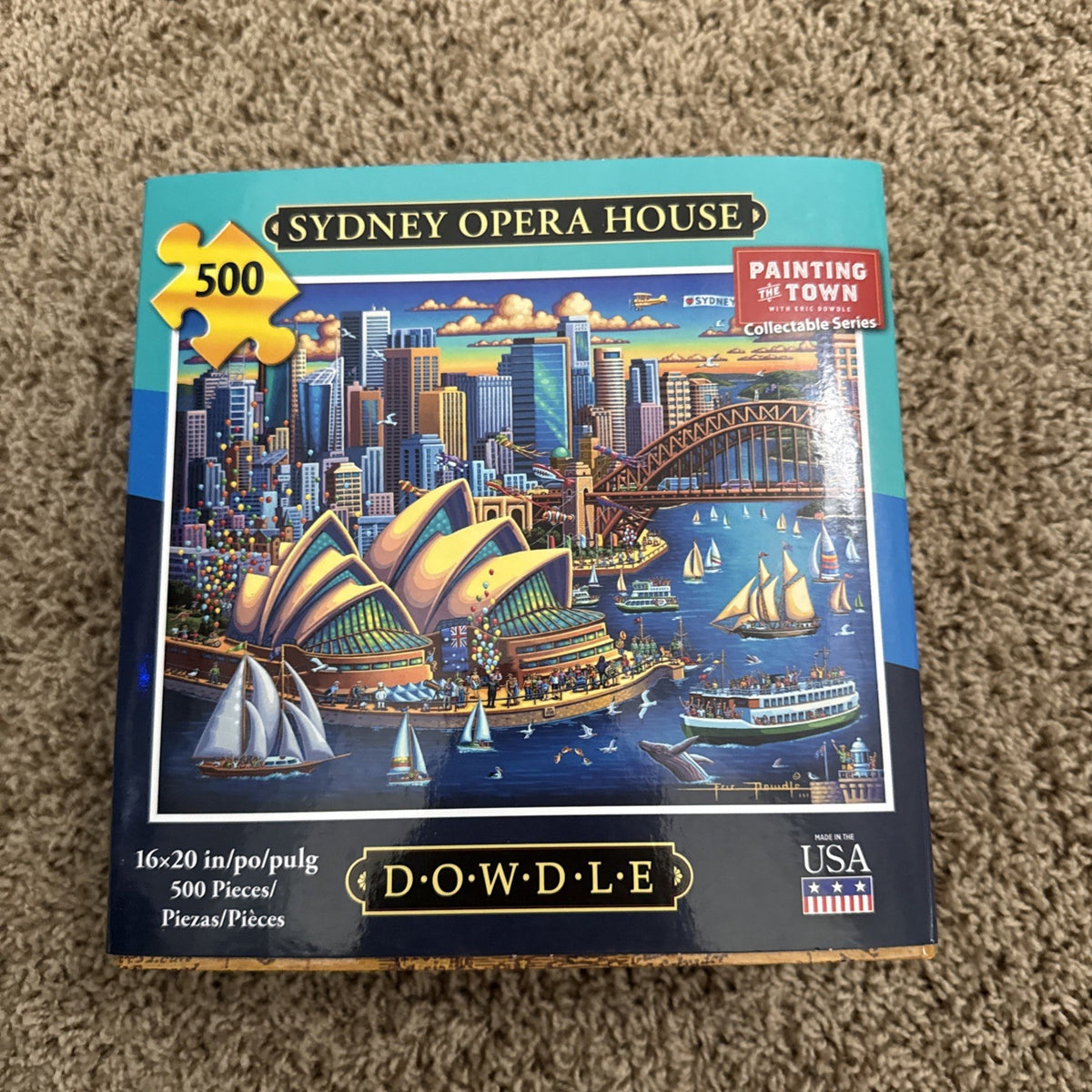 Dowdle Puzzle Lot 2 National Parks Sydney Opera House 500 Piece Complete Jigsaw