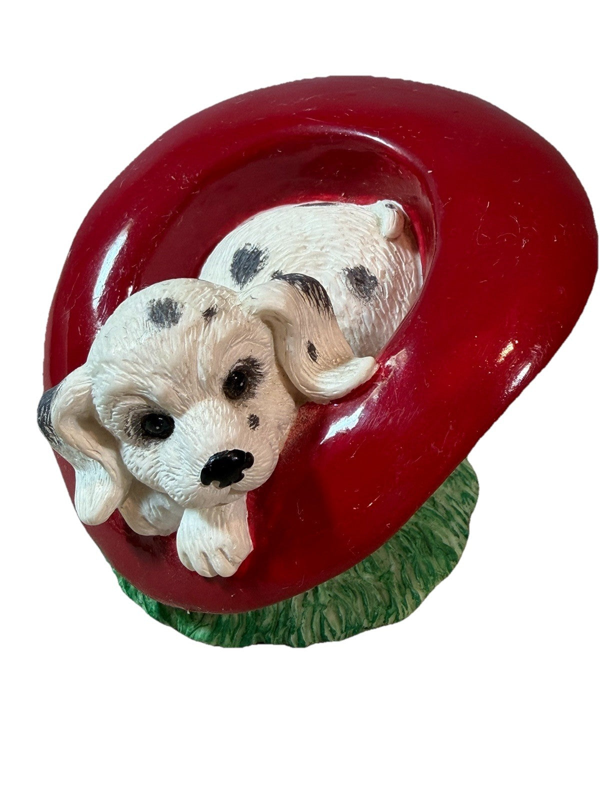 Vintage Dalmatian Puppy Figurine Kelsey Collection Resin Dog Statue