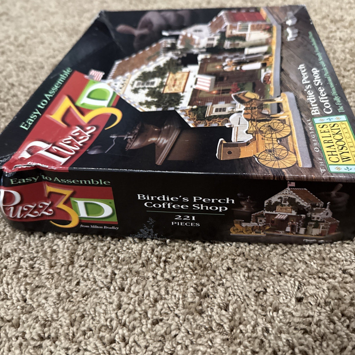 Charles Wysocki Birdies Perch Coffee Shop 1000 Piece Jigsaw Puzzle Americana NEW