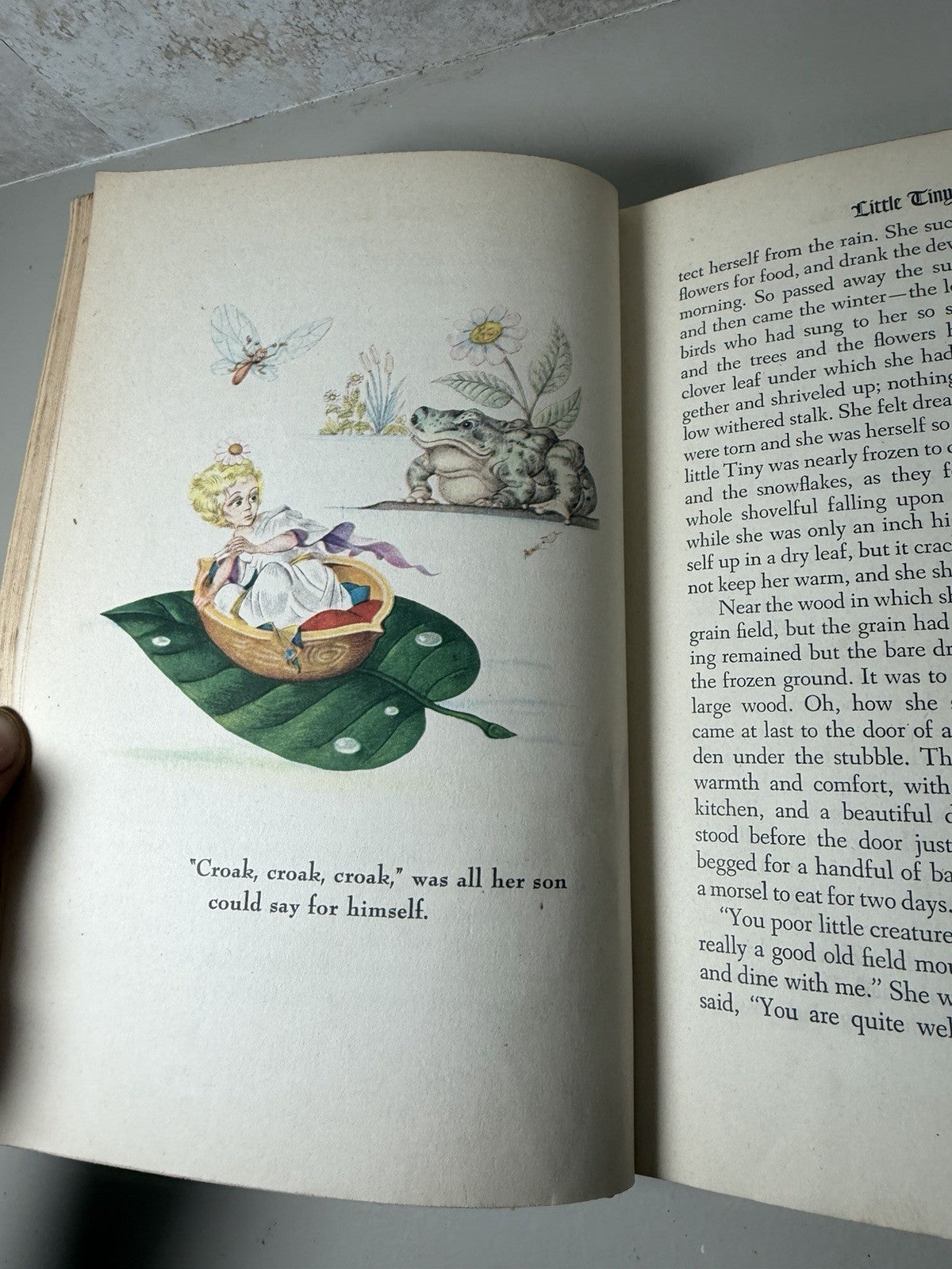 Vintage Grimm & Andersens Fairy Tales Book Lot 1945 Grosset & Dunlap Illustrated