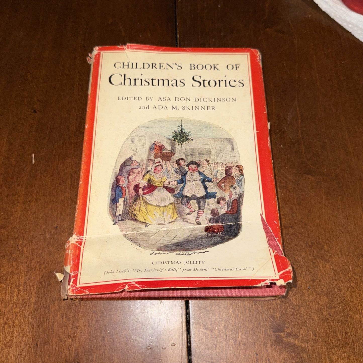 Vintage Children's Book Of Christmas Stories Asa Dickinson 1950 Hardcover