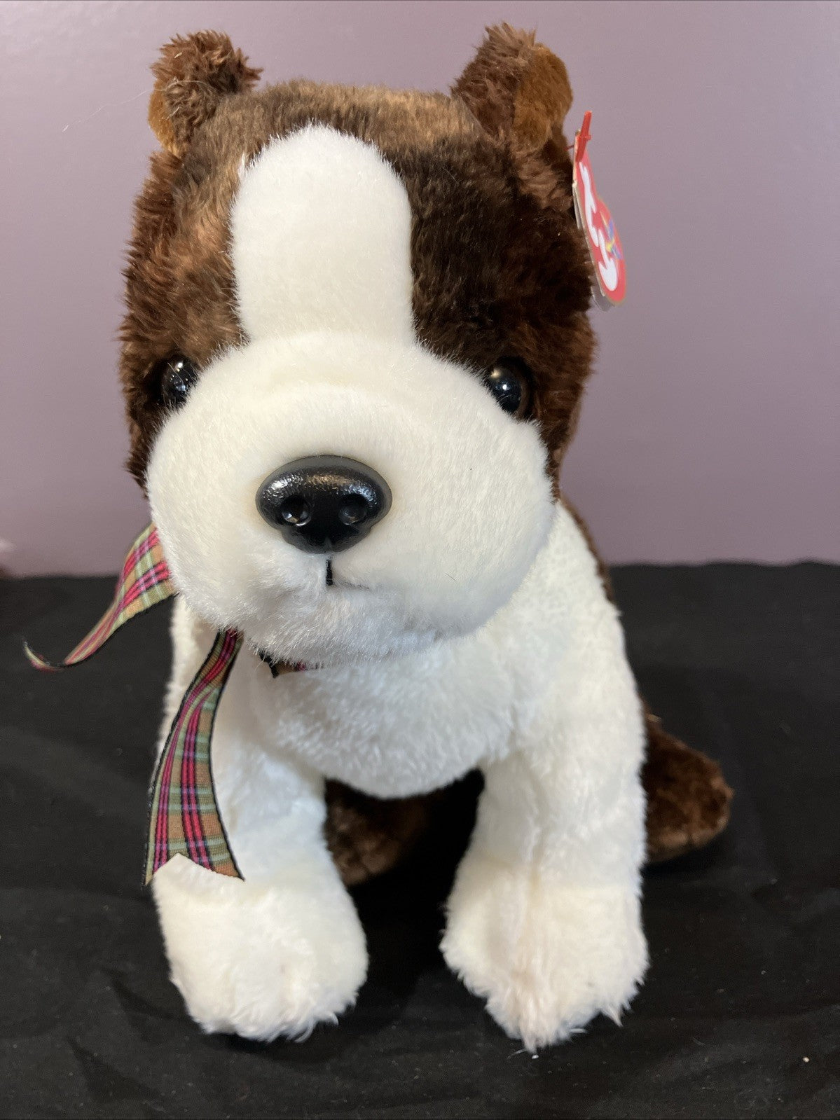 Ty Beanie Buddy Sport Boston Terrier Plush Vintage Stuffed Dog