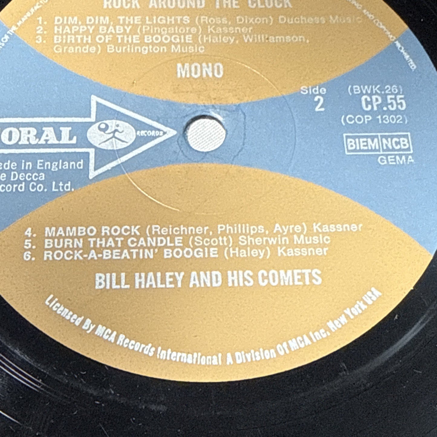 Lot 2 Vinyl Records Buddy Holly Bill Haley Rock Roll Classics