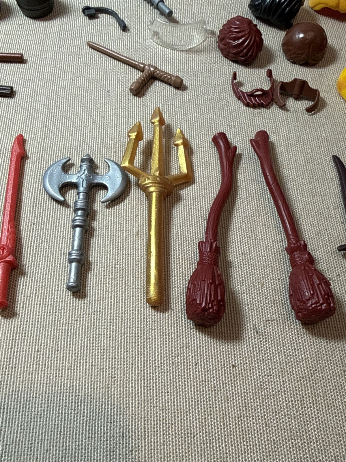 Vintage Playmobil Accessories Lot 100+ Pieces Weapons Tools Furniture Animal