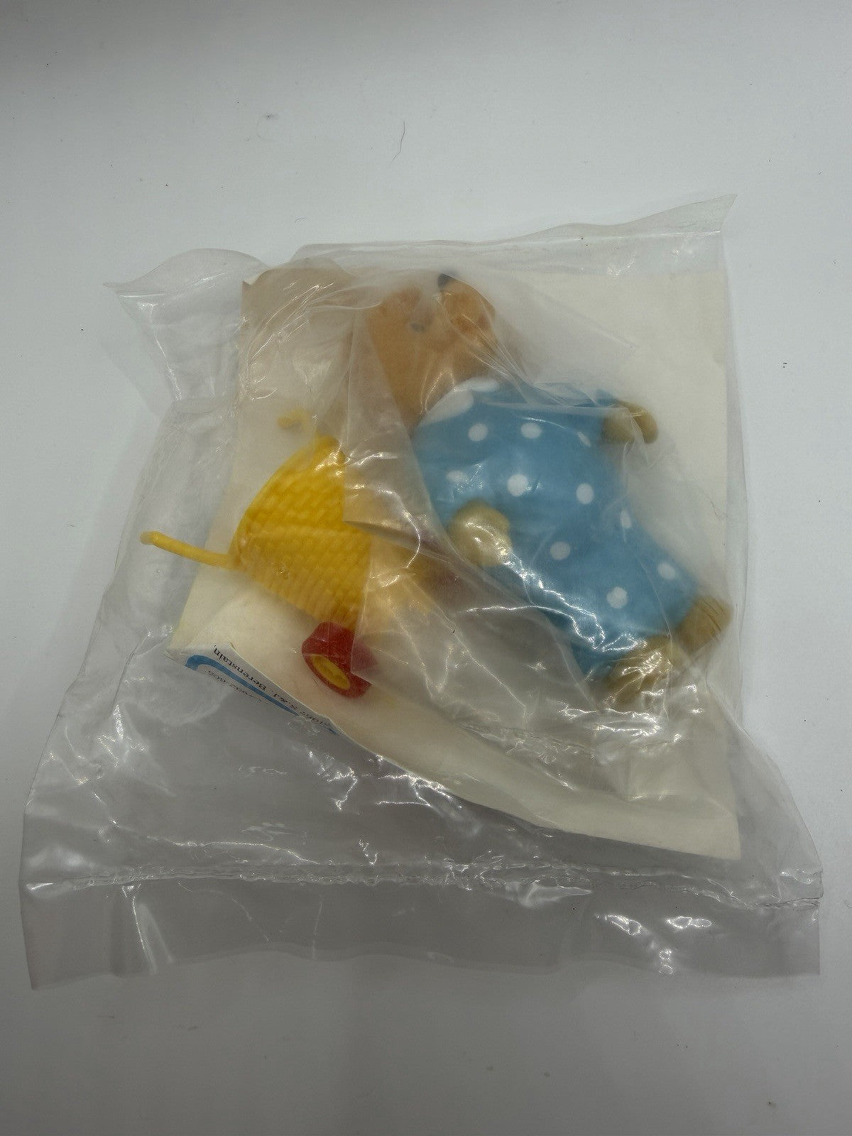 Vintage Berenstain Bears McDonalds Happy Meal Figures Shopping Cart Toy Set 1987