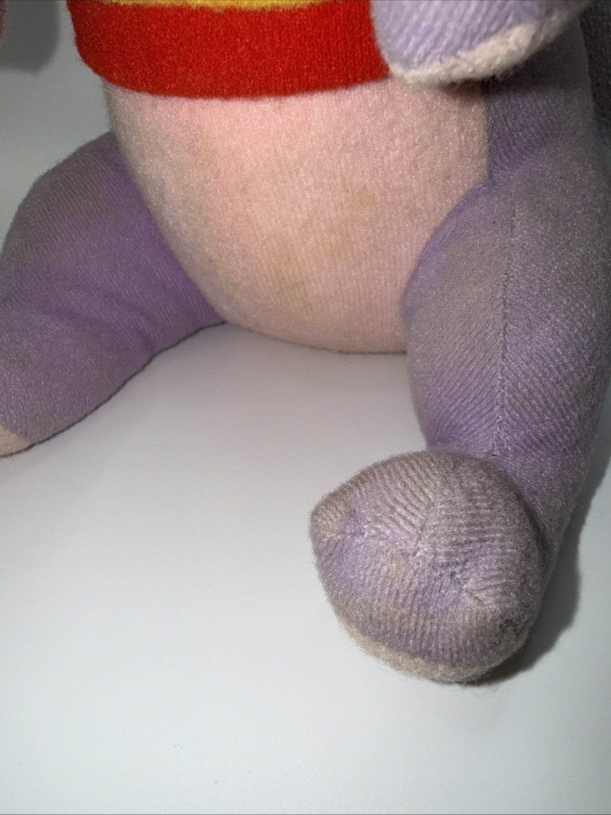 Vintage 1982 Walt Disney Figment Purple Dragon Plush 11" Well Loved