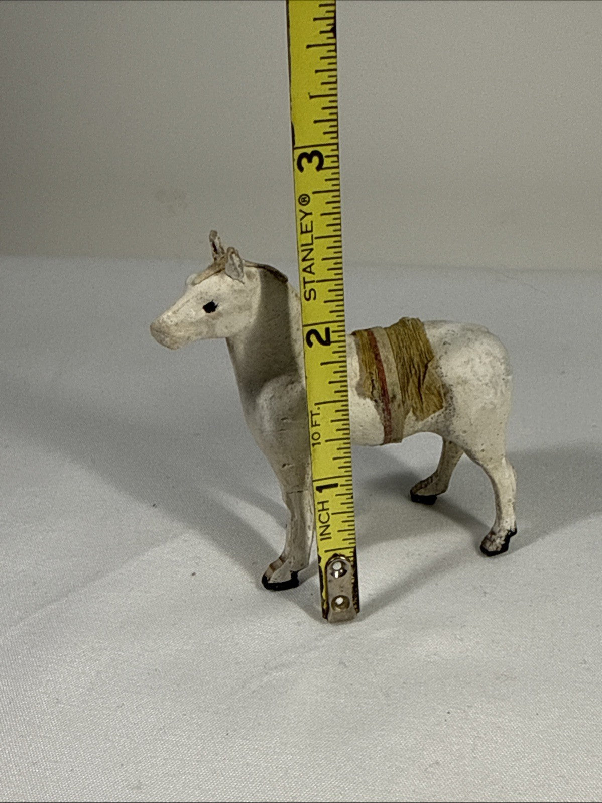 Rare Vintage Toy Mini Horse Paper Mache 2.5 Inch Beautiful Must Have Piece