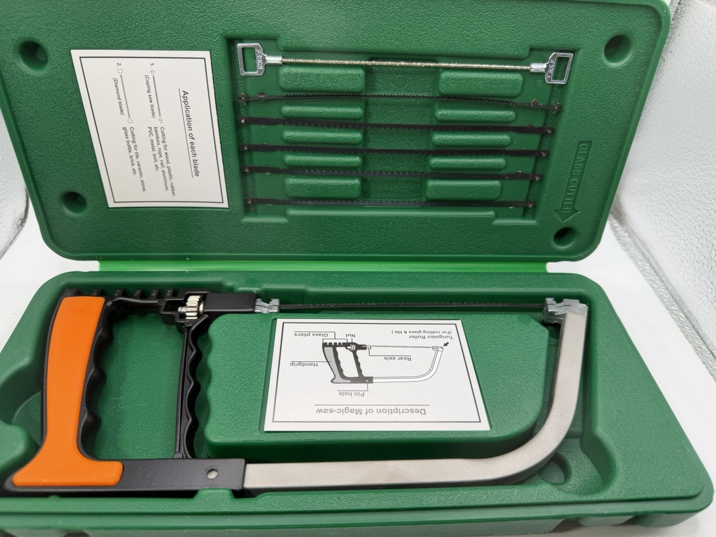 Magic Saw Multipurpose 7 Blade Cutting Tool Kit Never Used