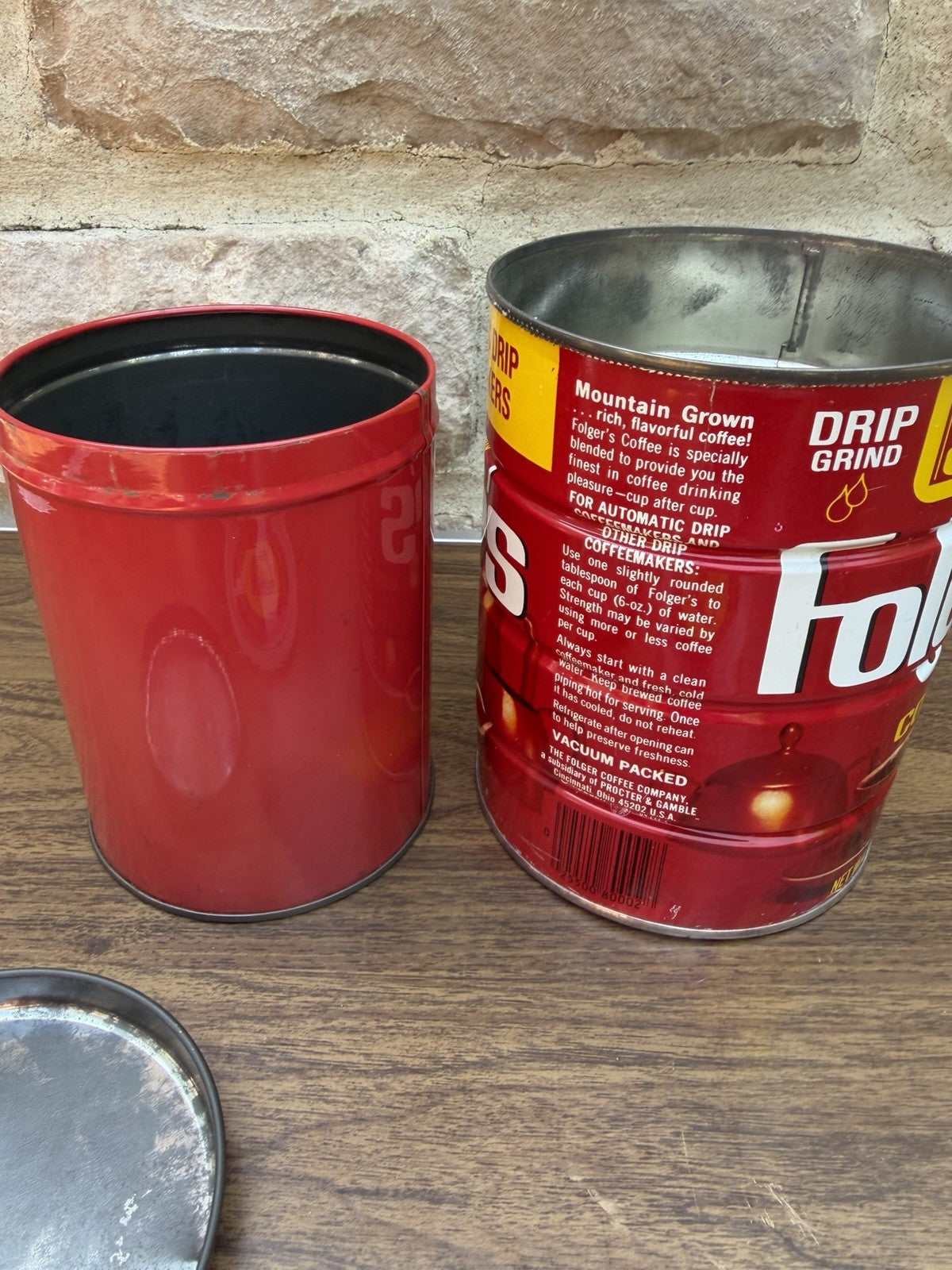 Vintage Kitchen Advertising Cans Lot Maxwell House Folgers Planters Mr Peanut