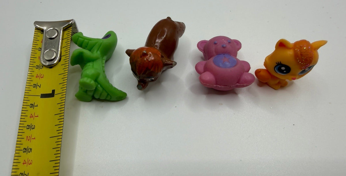 Mixed Mini Toy Figures Lot 20+ Hatchimals Shopkins Animals Creatures Kids Toys