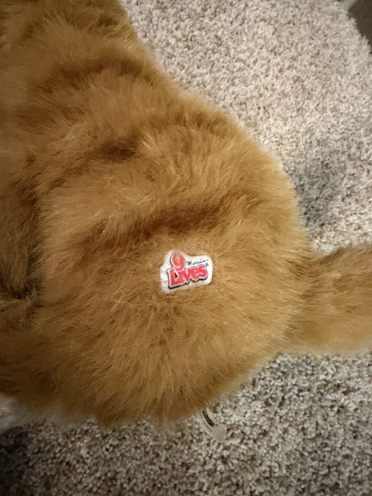 Vintage Morris the Cat 9 Lives Plush Toy 2000 Stuffed Talks Sound NEEDS BATTERY