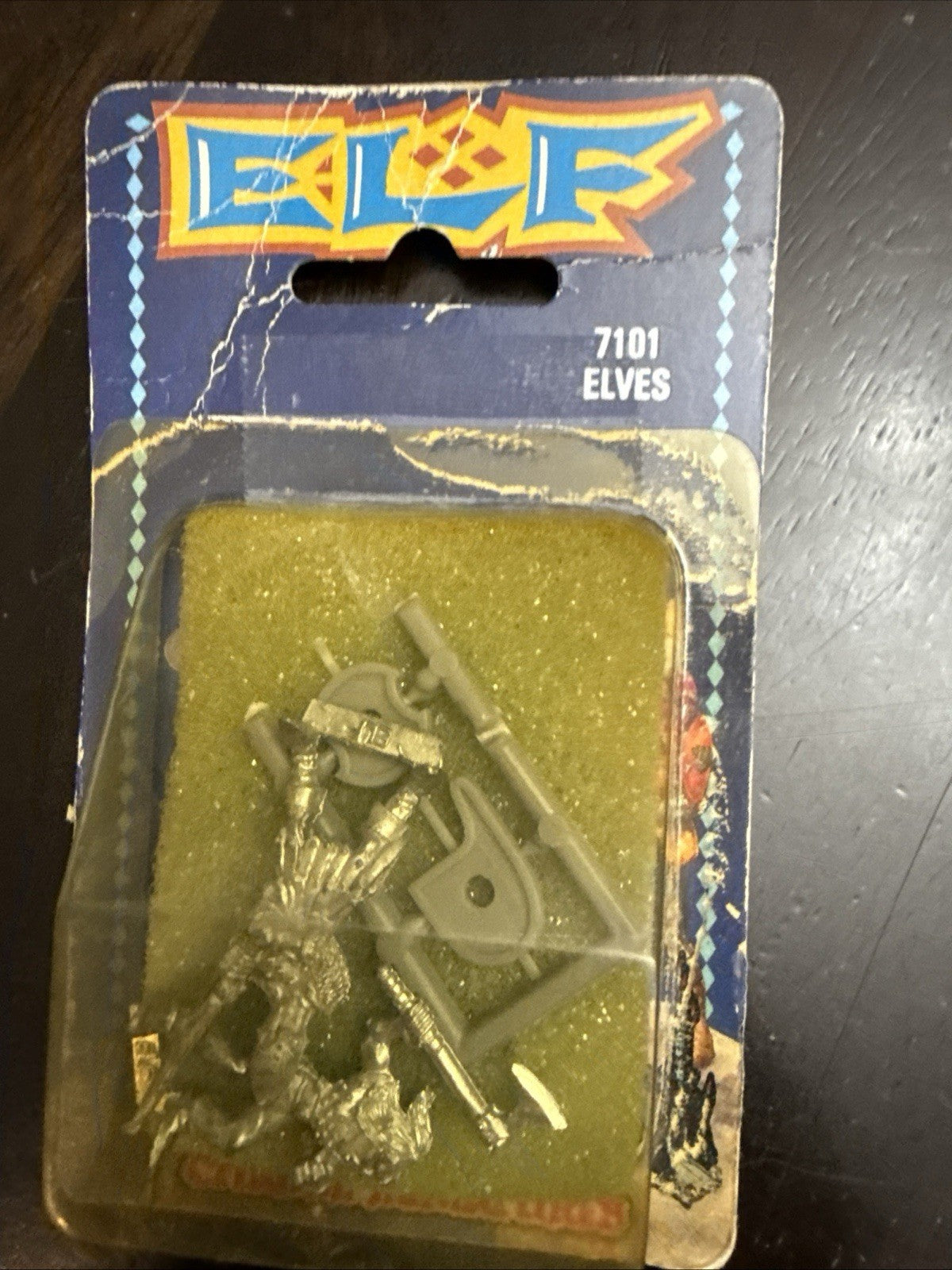 Classic Warhammer Dark Elves Metal Miniature NIB Citadel 7101 OOP Package Damage