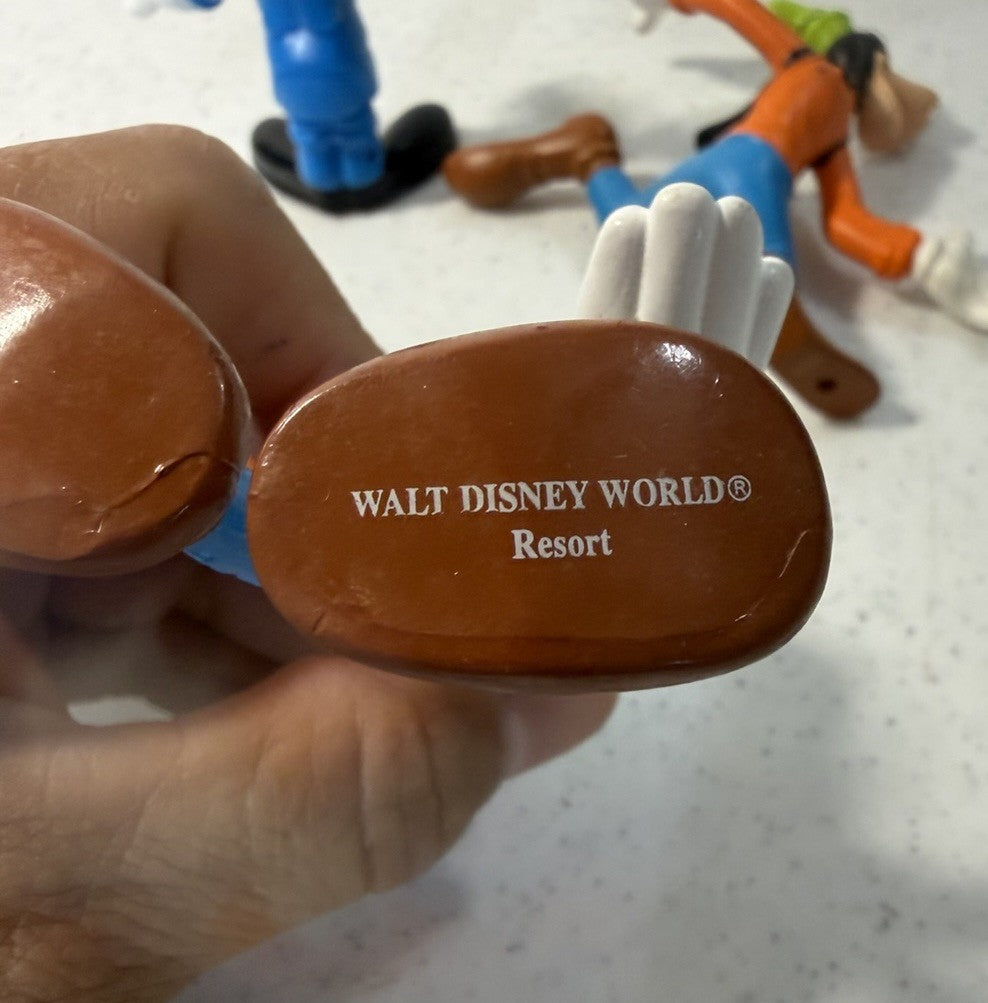 Disney Goofy Figure Lot Walt Disney World Roadster Racers 5 Piece Exclusive