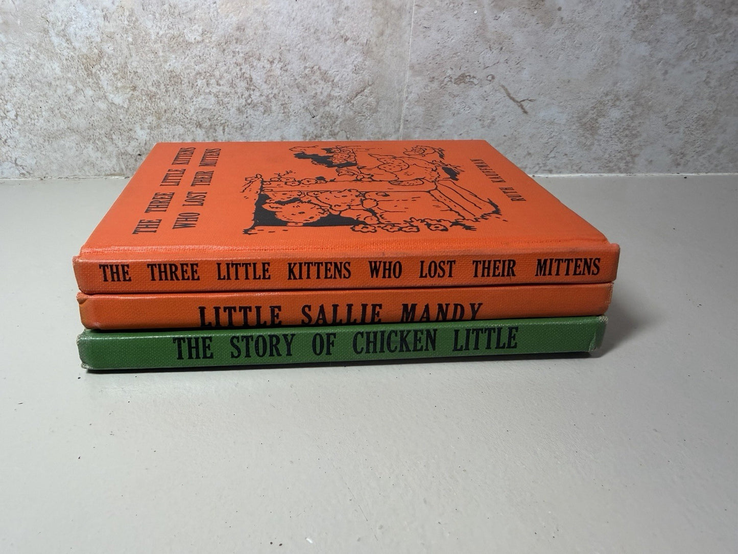 Vintage 1923 Watty Piper Altemus Childrens Books Lot Chicken Little Peter Rabbit