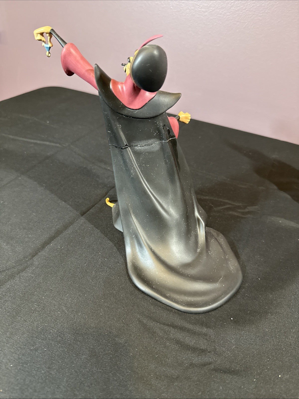 WDCC Disney Jafar Oh Mighty Evil One Figurine Aladdin Cape Damaged No COA