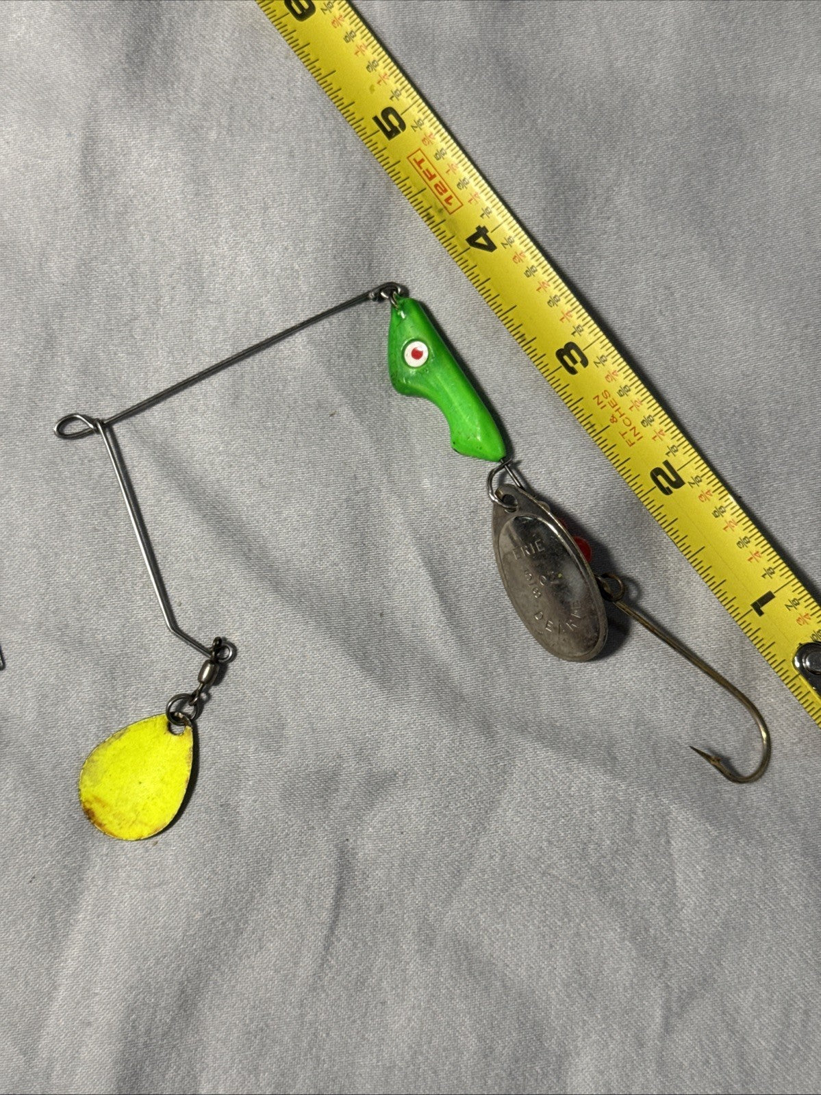 Fishing Spoon Lures and Dry Flies Lot Spinning Bait With Case