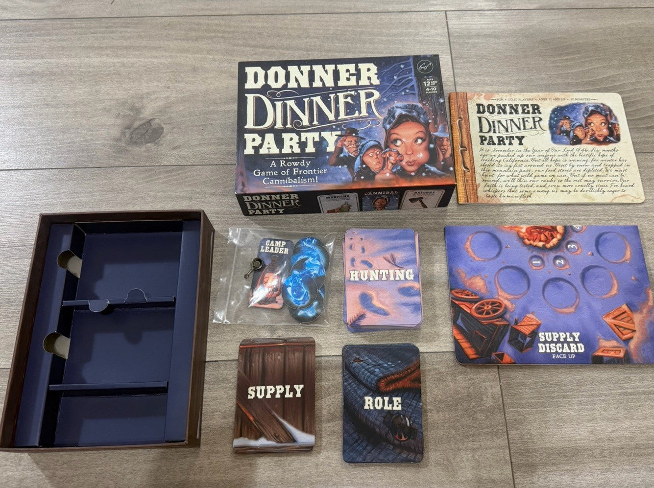 Adult Party Board Game Lot Joking Hazard Blockbuster Donner Dinner
