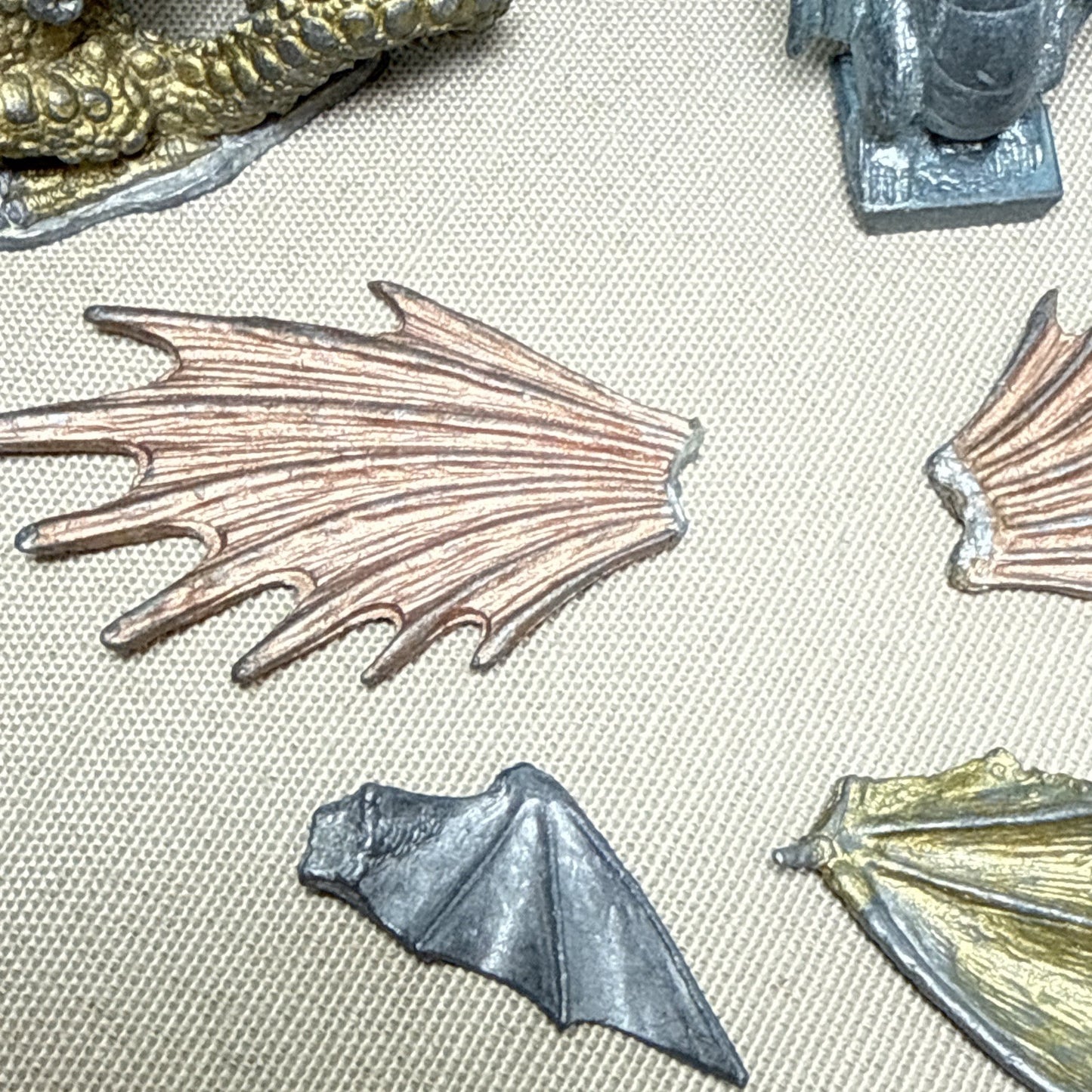 Vintage D&D Metal Miniatures Dragon & Sea Serpent Lot (1970s–80s)