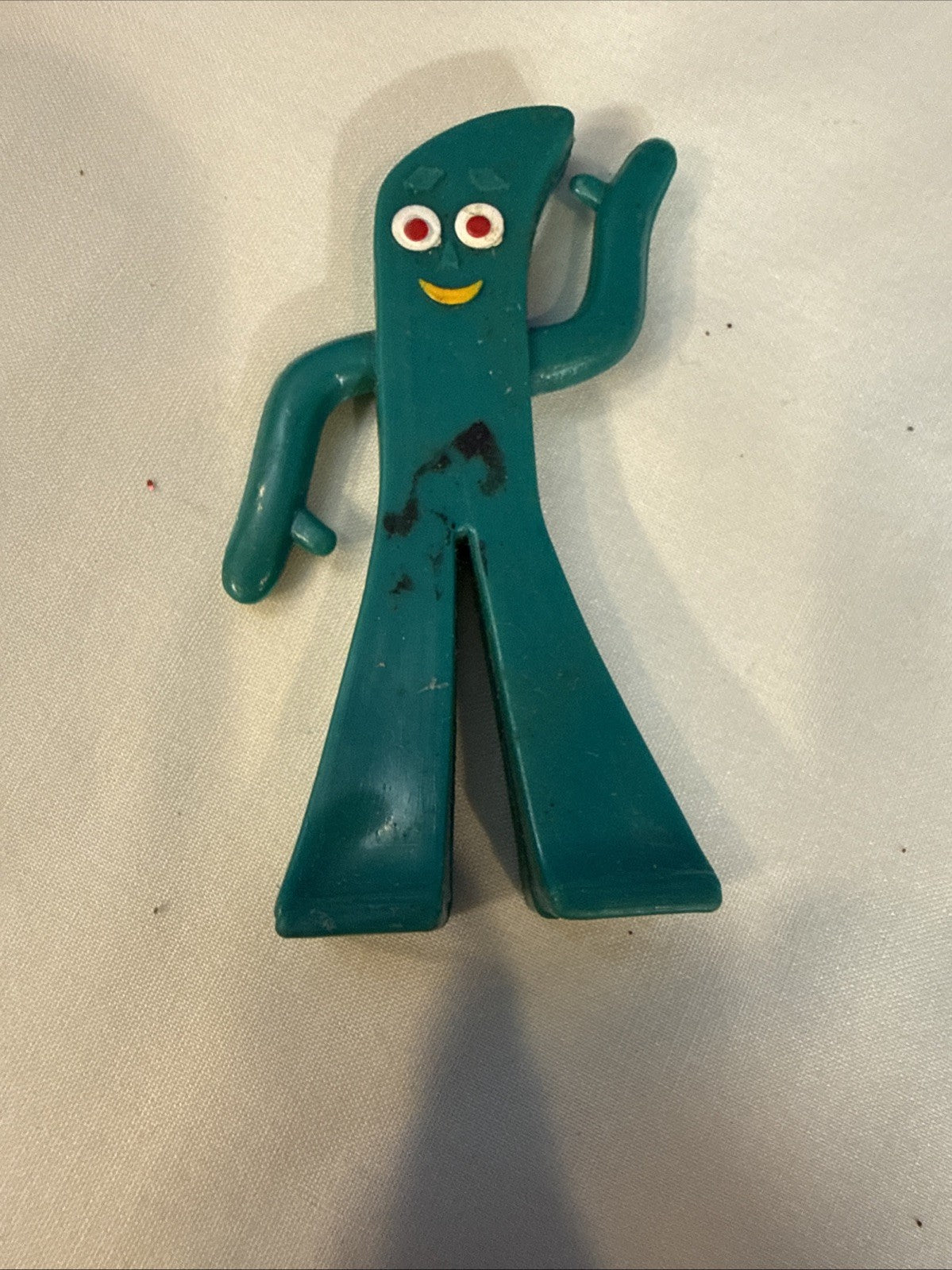 Vintage Gumby Figures Prema Toys Hong Kong Bendable Characters 1980s Lot of 6