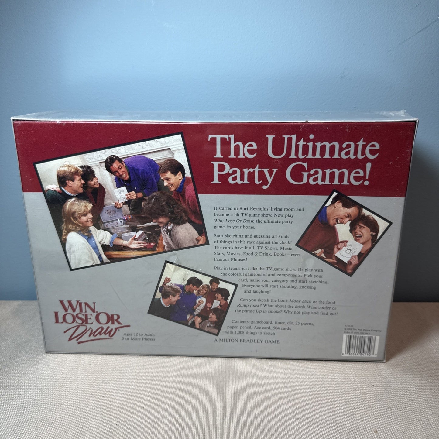 Win Lose or Draw Board Game 1988 Factory Sealed TV Show Party Game Milton Bradle