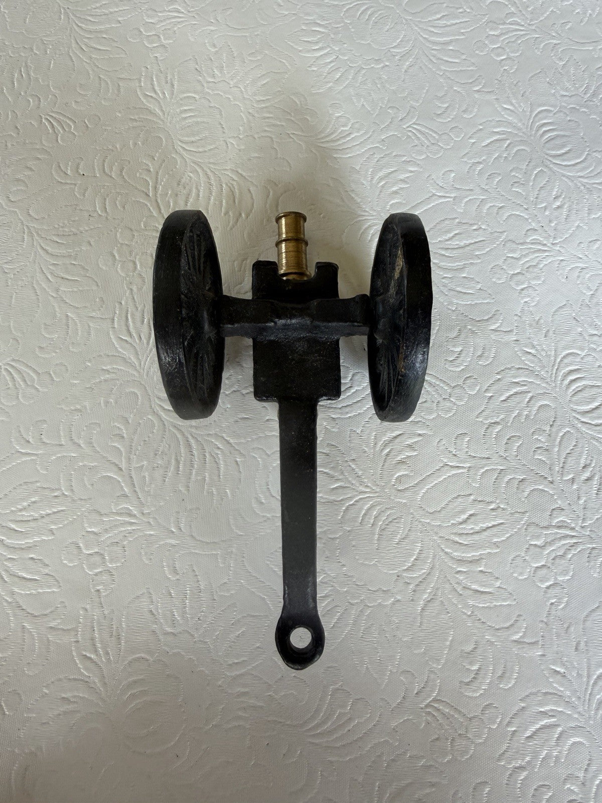 Cast Iron Brass Civil War Cannon Replica With Moving Parts Made In USA