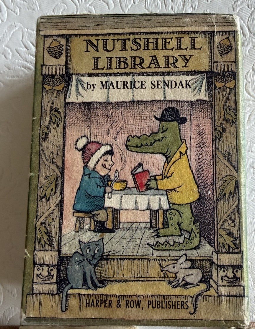 Maurice Sendak Nutshell Library 1962 First Edition 4 Mini Books Harper Row Set