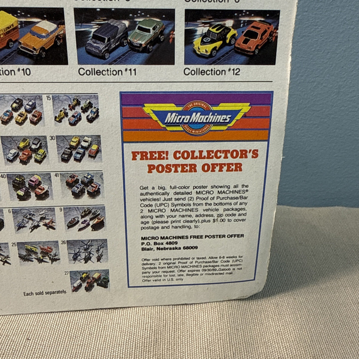 Vintage 1989 Galoob Micro Machines Micro Lights Set 12 Tucker Torpedo See Photos