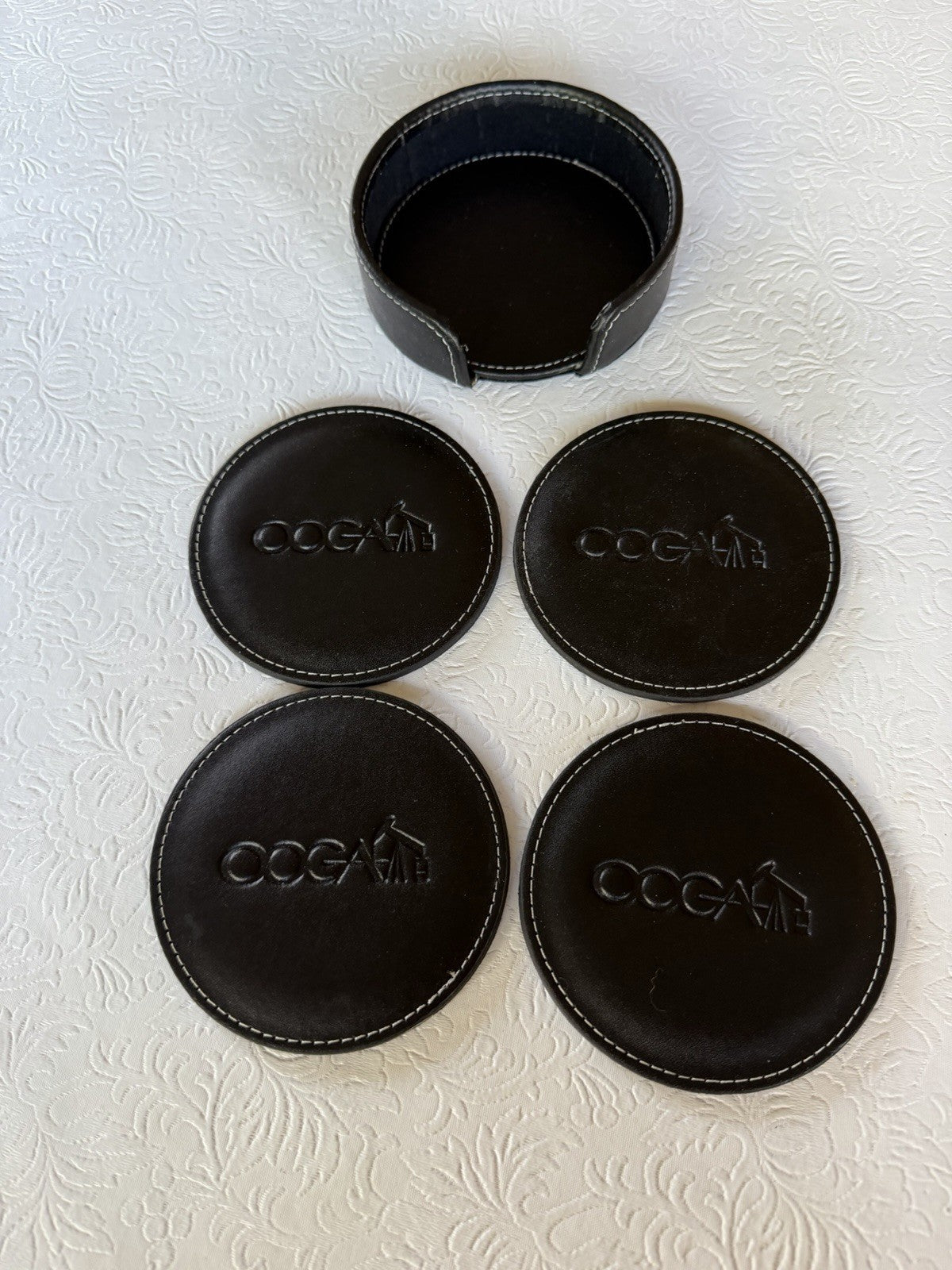 Vintage OOGA Ohio Oil Gas Association Pin Coaster Lot Energy Industry